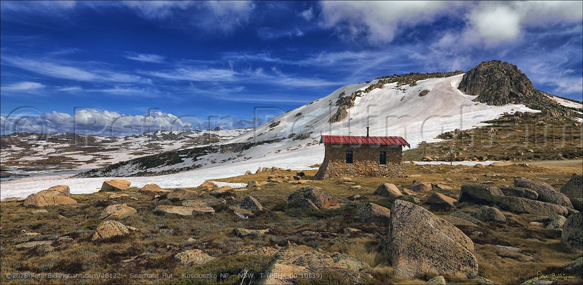Peter Bellingham Photography Seamans Hut - Kosciuszko NP - NSW  T (PBH4 00 10539)